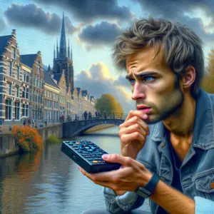 Kodi-interface met de beste IPTV-client geïnstalleerd, toont live TV-kanalen en gebruiksvriendelijk menu voor streaming