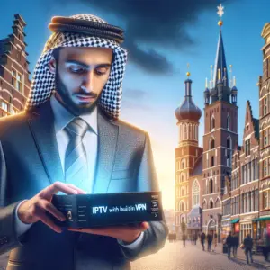 IPTV box met ingebouwde VPN voor veilig en privé streamen van internationale zenders en content zonder geografische beperkingen