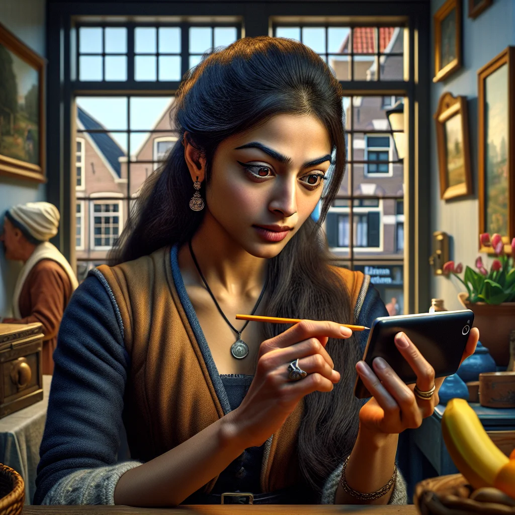 Enigma IPTV-ontvanger met afstandsbediening en tv-scherm dat streamingkanalen toont voor digitale televisie via internet