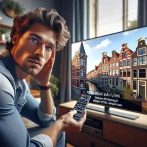 Schermafbeelding van ondertiteling en tekst op Cmore-streamingdienst met Nederlandse ondertitels