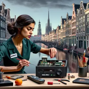 Amiko Mira-X 4200 Linux IPTV box zwarte digitale mediaspeler voor streaming en televisie