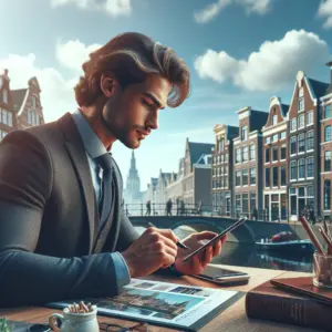 Gecko IPTV streaming service interface met kanalen en media-inhoud op smart TV scherm