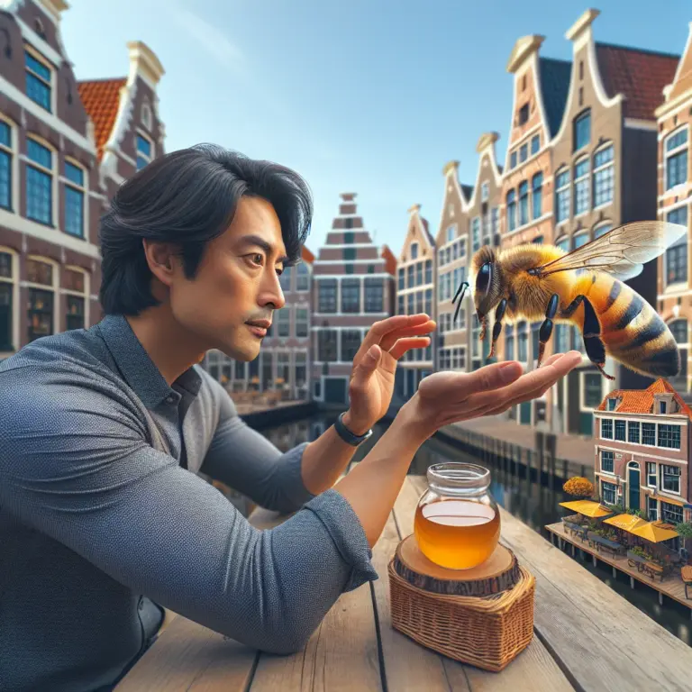 Honey Bee IPTV streaming service interface met kanalen en entertainment opties op smart TV scherm