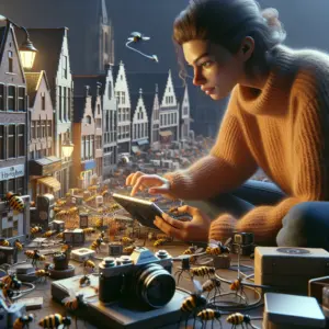 Honeybee IPTV streaming dienst interface met kanaaloverzicht en entertainment opties op smart TV scherm