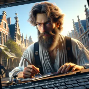Gebruiker geniet van hoogwaardige IPTV ervaring op smart TV met kristalheldere beeldkwaliteit en stabiele streaming
