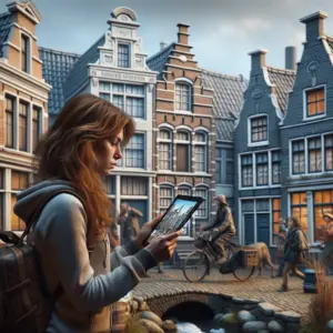 Persoon die IPTV kijken op smart TV met afstandsbediening, streaming Nederlandse televisiekanalen thuis