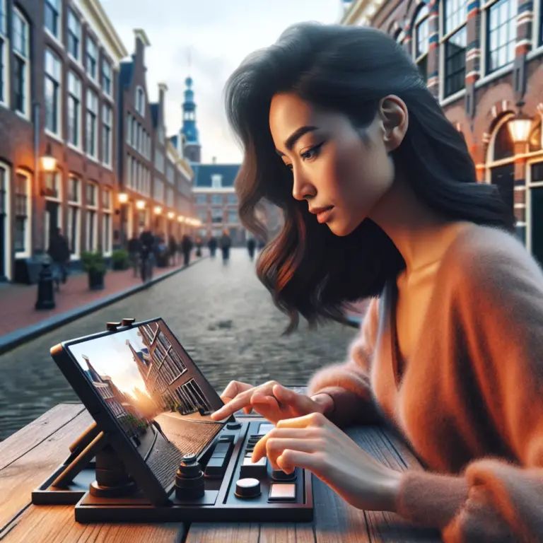 IPTV media streaming interface met verschillende kanalen en content opties op moderne televisie