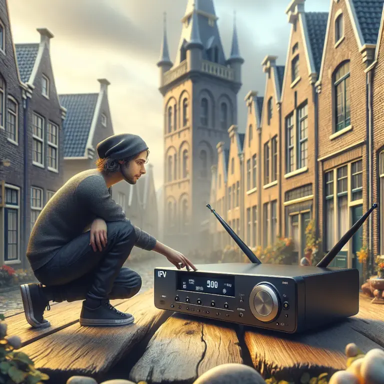 IPTV ontvanger set-top box voor digitale televisie streaming en kanaalweergave op moderne televisie