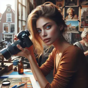 IPTV proef interface toont streaming kanalen en menu-opties op televisie scherm