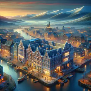 IPTV-abonnement interface met kanaallijst en streaming opties op smart TV scherm
