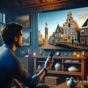 Super IPTV activatiecode invoeren op smart TV scherm voor toegang tot premium streaming kanalen